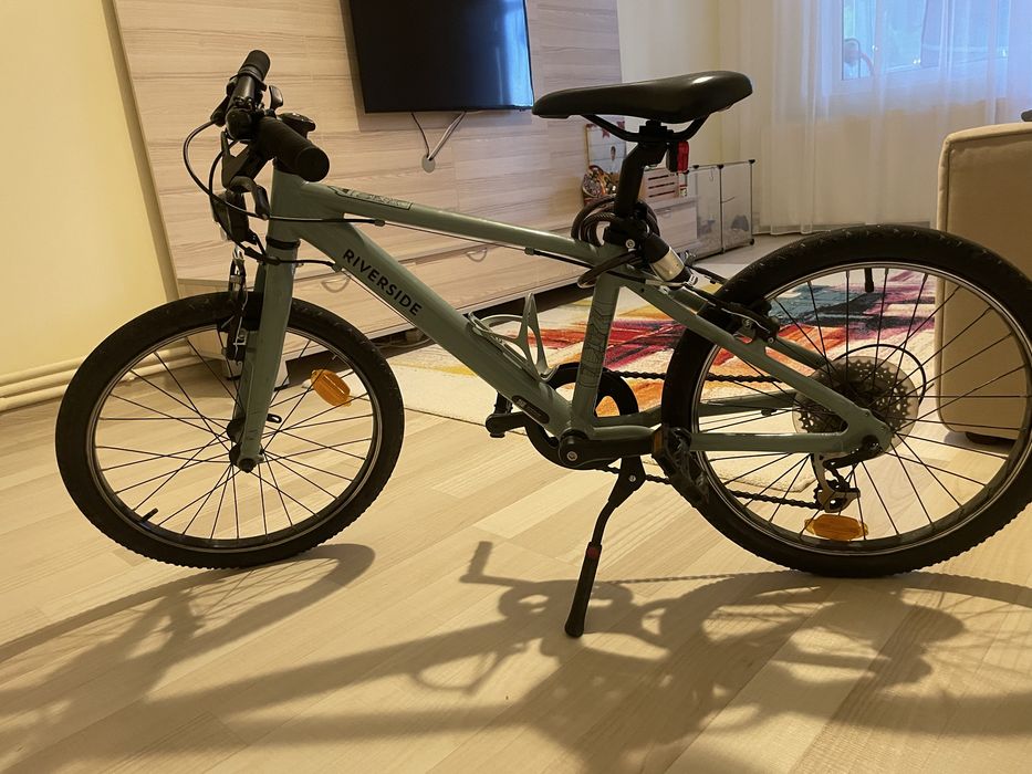 Bicicleta polivalenta Riverside 900 20” verde copii 120-135cm
