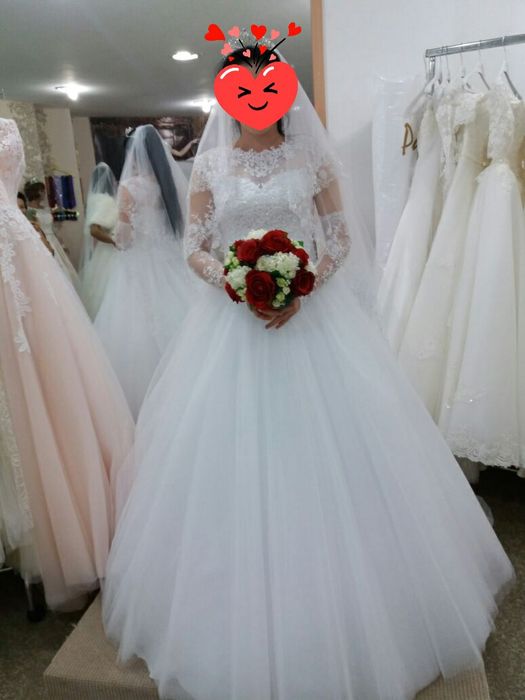 Свадебное платье в отличном состоянии