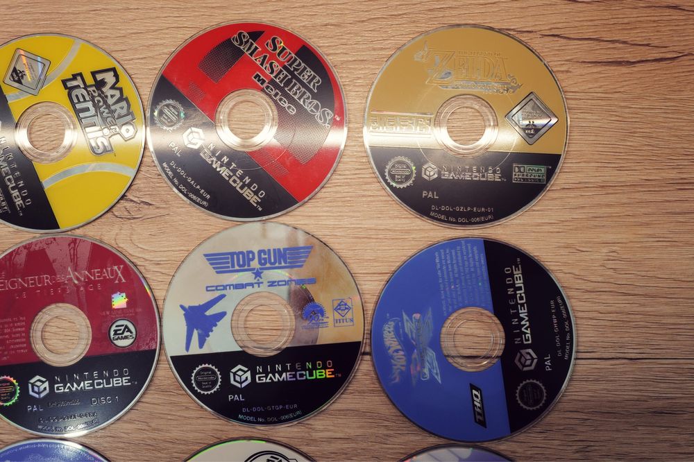 Jocuri Nintendo Gamecube 12buc Mario Zelda Need fot speed si altele