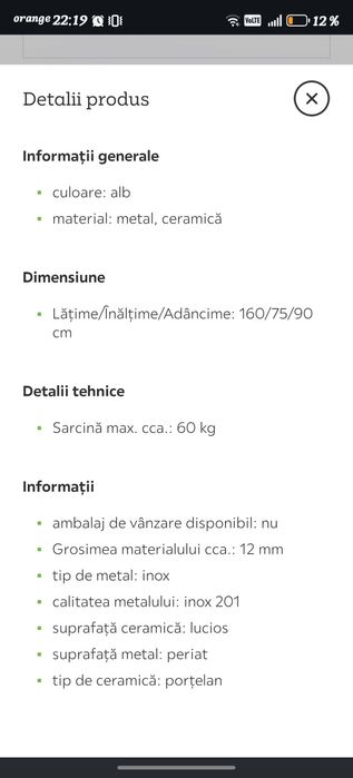 Masa Moderna Bucatarie/Sufragerie