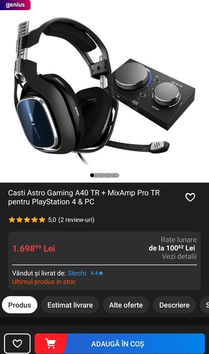 Casti Astro Gaming A40 TR + MixAmp pro