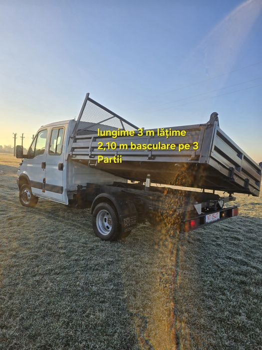 Iveco dayli basculabil  pe cutie  iveco 7 locuri  nu sprinter  Crafter