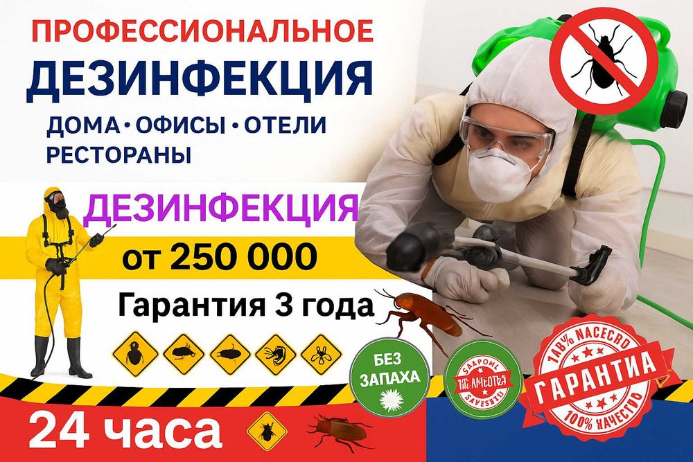 Дезинсекция PRO: Мыши, Клопы, Запах — Одно Решение!