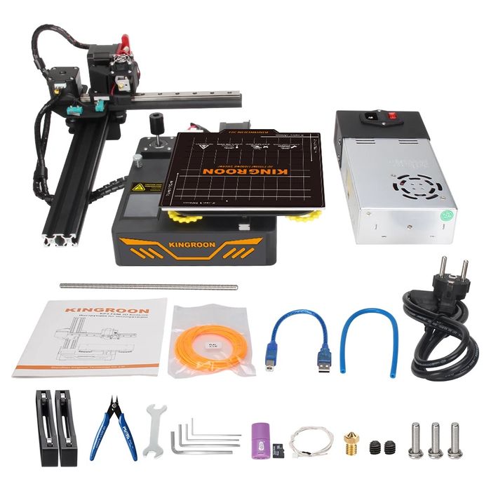 Imprimanta 3D Kingroon 3DS + kit duze + 4 role filament