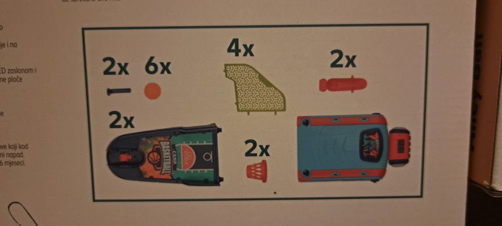 Електронна игра-  баскетбол/флипер