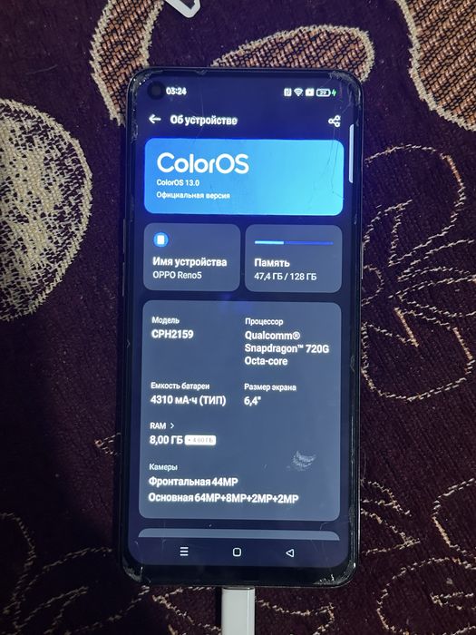 Oppo Reno 5 и Планшет Nodizz.