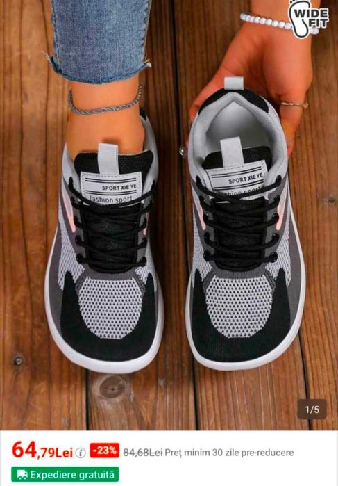 Pantofi desculți pentru femei mărimea 42