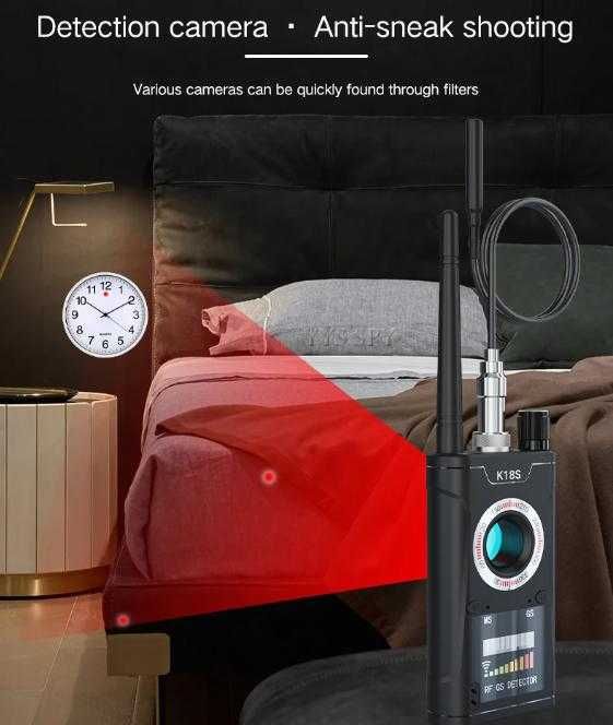 NEW Скрити Камери Детектор GPS Радио Записващи Микрофони 3D Магнитомер