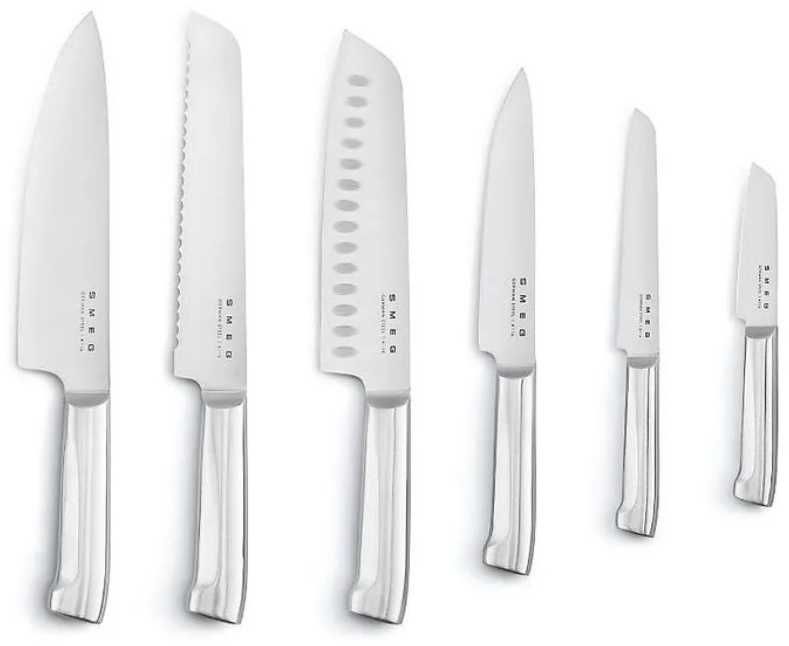 Набор ножей SMEG с подставкой