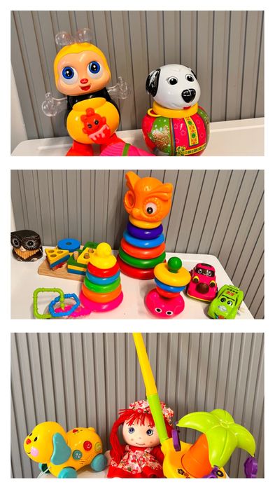 Игрушки для моторики и оригинальные куклы