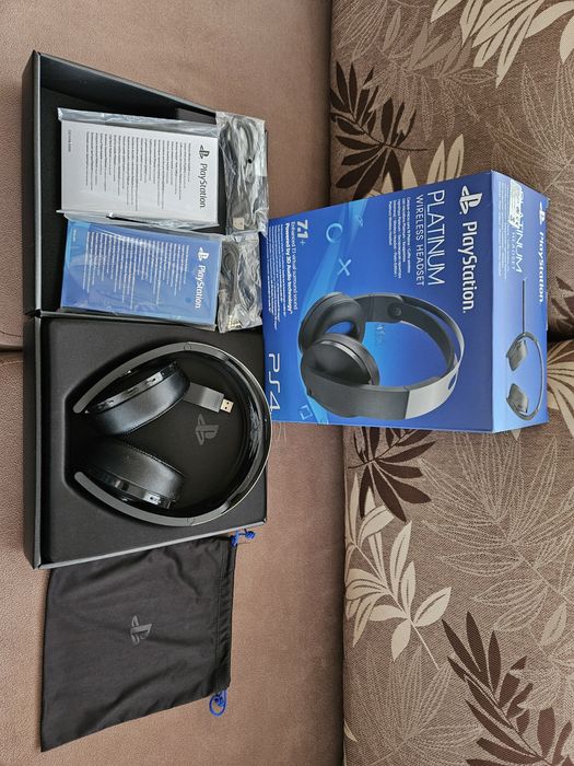 Playstation Platinum 3D Audio Wireless Headset Плейстейшън Слушалки