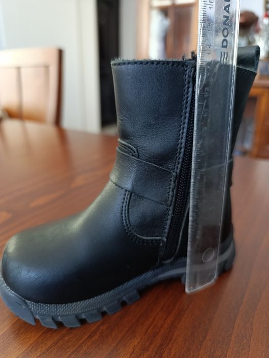 Детски ботуши Понки от естествена кожа