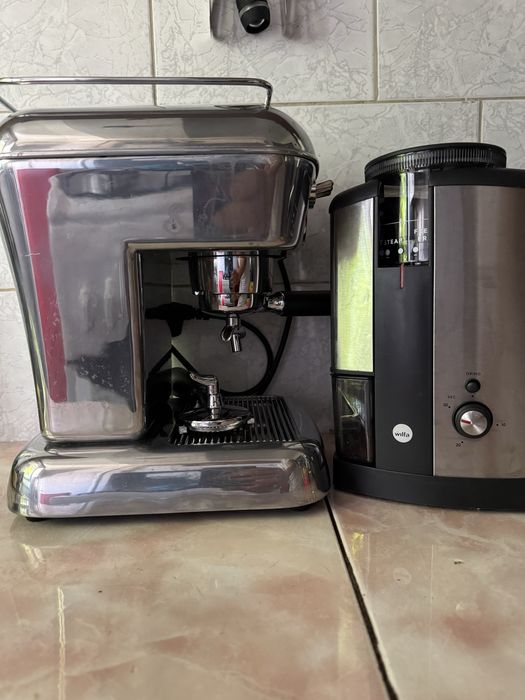 Espressor manual Ascaso Dream + Rasnita Wilfa – set complet espresso + accesorii originale