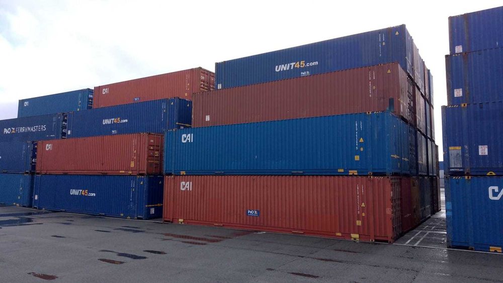 Container albastru  45 high cube 13.7m