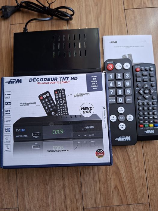 Decodor TV DVc T2 si DVc C,nou.