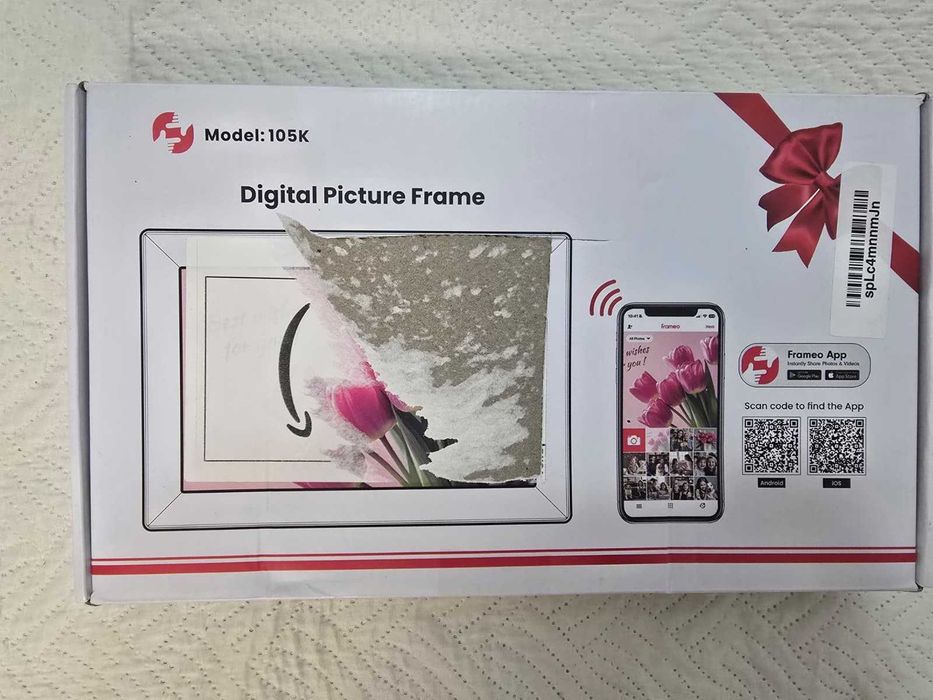 Ramă Foto Digitală Inteligentă Wi-Fi (Model 105K) - Aplicația Frameo