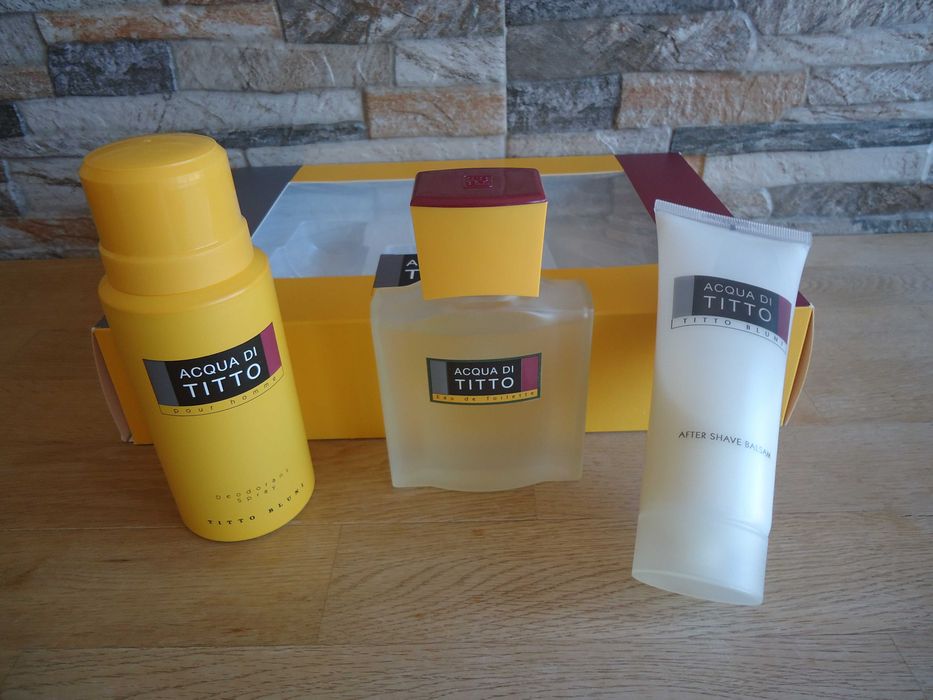 Acqua di Titto Set After Shave, Deo Balm Titto Bluni Vintage 2004-2005