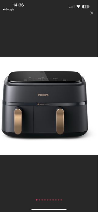 Air fryer seria 3000 , compartimentare dubla , 9l