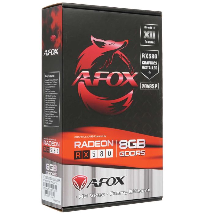 Видеокарта Afox RX580 8 ГБ
