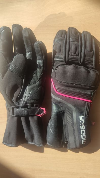 Mănuși moto de iarnă, damă, impermeabile, călduroase, Modeka Makari