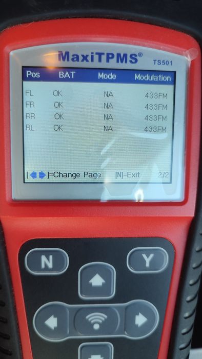 Датчики давления шин