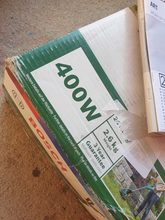 Тример за трева BOSCH ART 24 400 W , Дефектен, за Части или за Ремонт