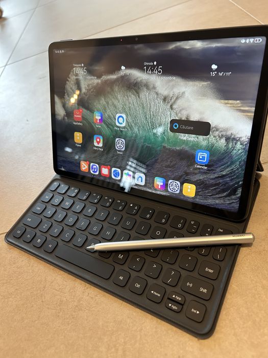 Huawei MatePad 11 128GB + M-Pencil + husă tastatură + încărcător