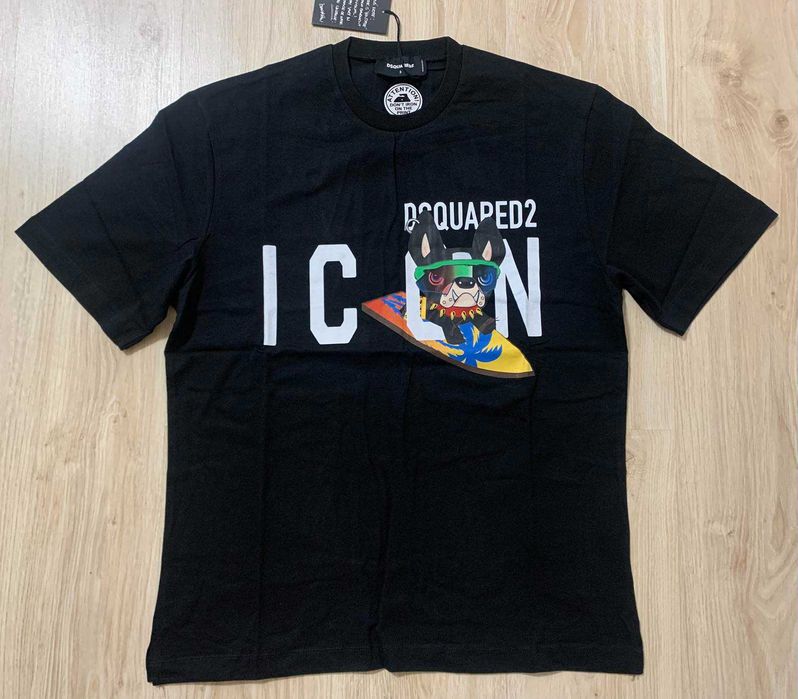 ови мъжки тениски с етикети Dsquared D2 ICON налични S-2XL