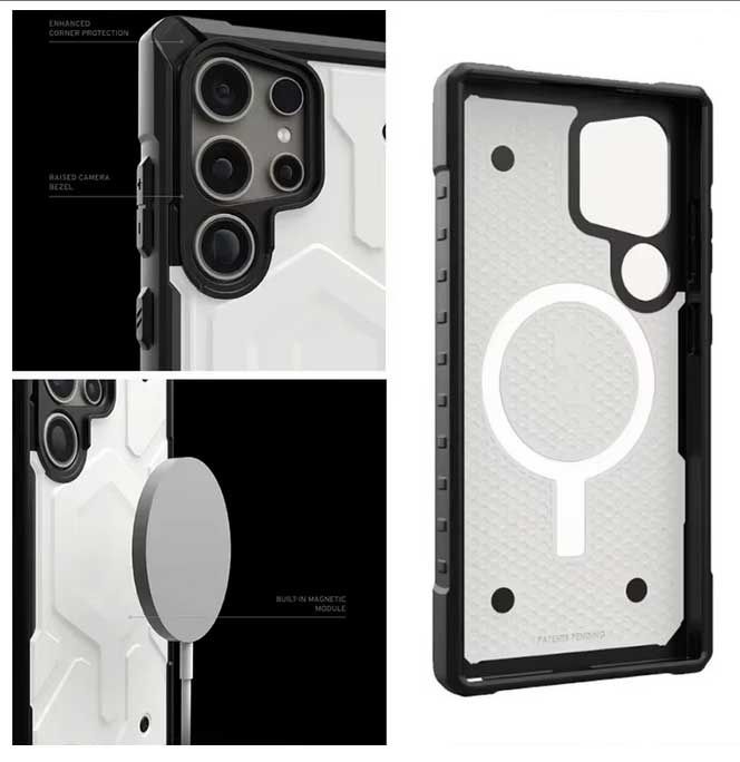 Vand husa UAG Pathfinder negru transparent pt samsung s23 ultra.