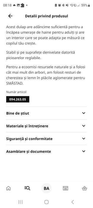 Dulap copii IKEA