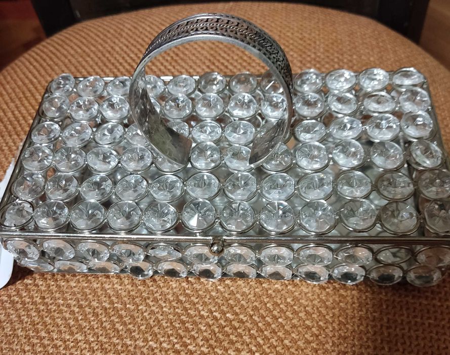 Масивна, сребърна ръчно изработена гривна Индия+подарък кутия