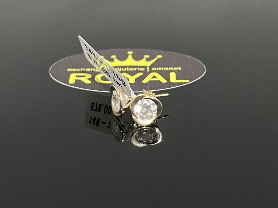 Bijuteria Royal CB : Cercei copil aur 14K 1,16 grame