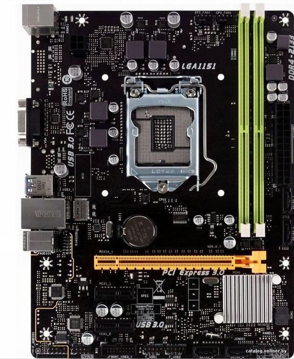 Материнская плата Н110 + процессор i5 6600 в комплекте