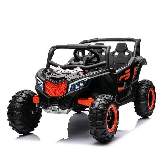 UTV electric pentru copii, Kinderauto Warrior 4x 35W, 12V 7Ah #Black