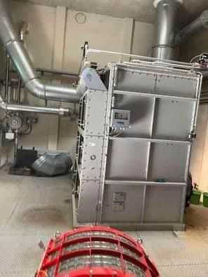 Filtru cu saci exaustare, industrial