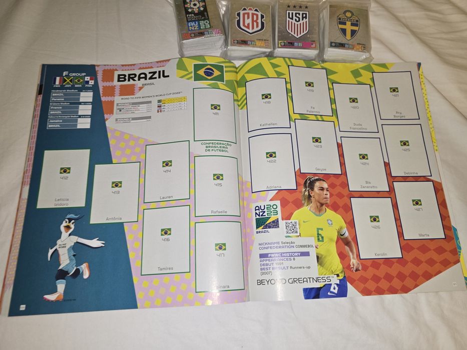 Album complet,nelipit,Panini Womens WCup 2022, 300 lei