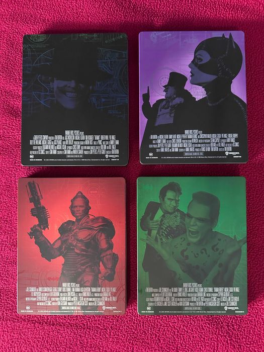 colectia Batman steelbook (4K ULTRA HD + bluray) , NOI !