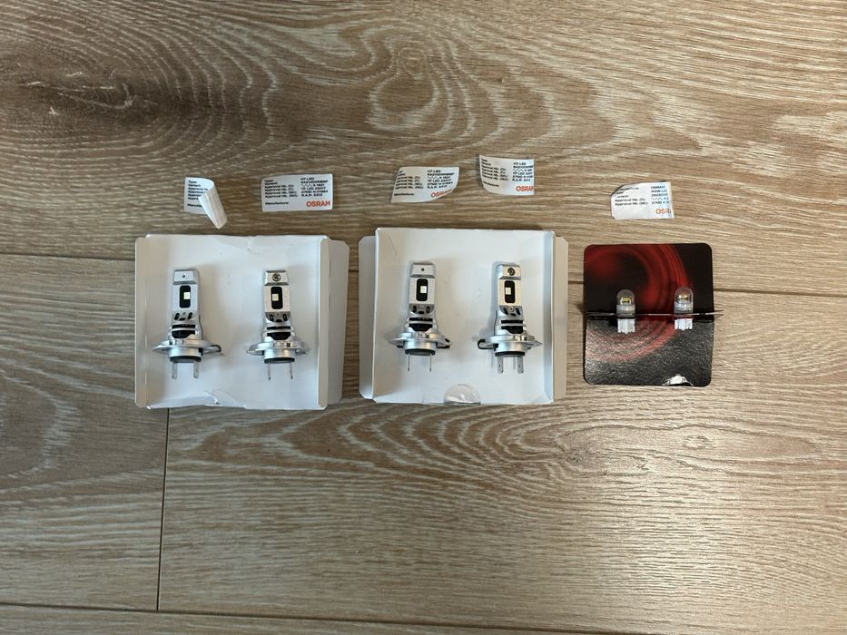 Set LED H7 Osram cu certificare RAR