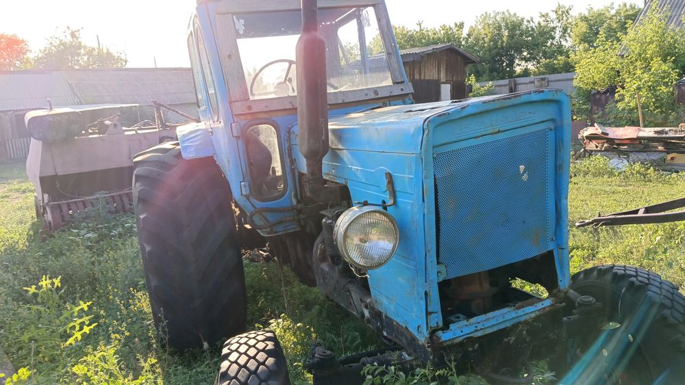 МТЗ 80 пресс подборщик косилка