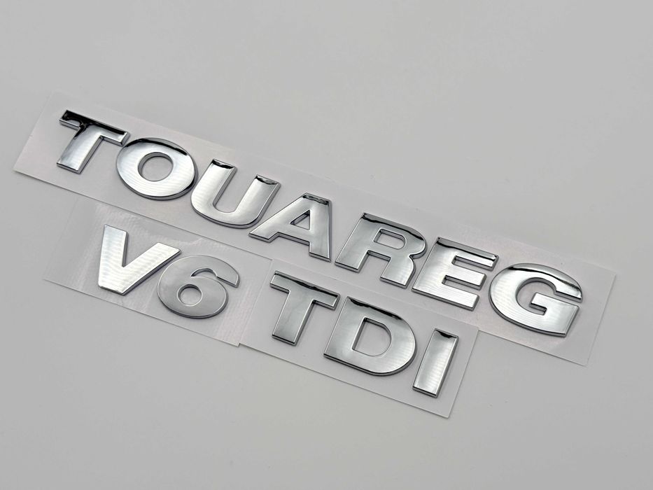 Set Embleme VW TOUAREG V6 Tdi crom