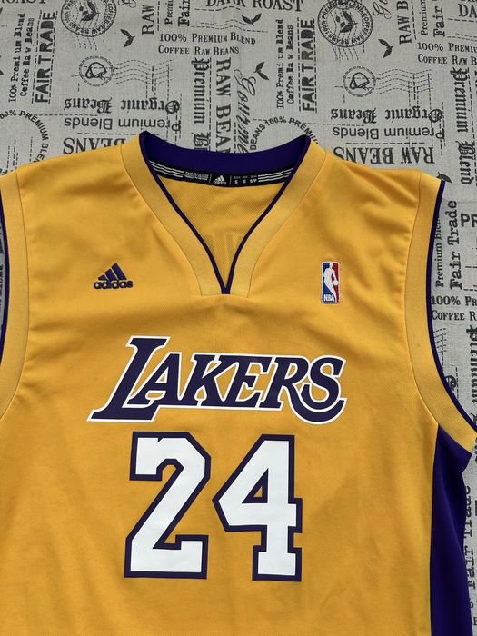 Adidas NBA Los Angeles Lakers #24 Bryant original jersey потник.S