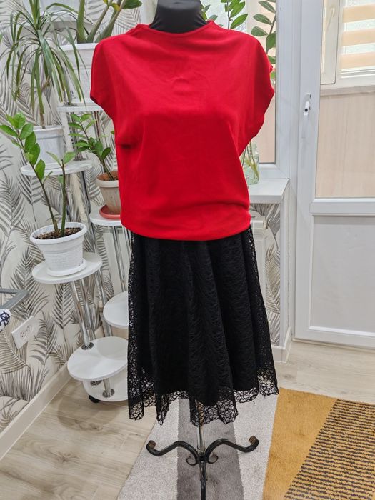 Юбка гипюр новая