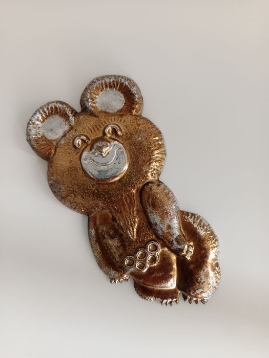 Пано за стена Мечето Миша символ на олимпийски игри в Москва 1980