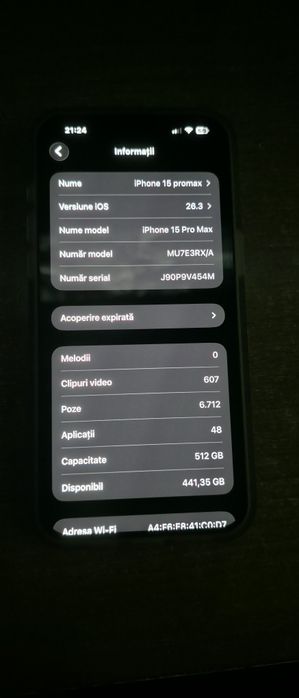 Iphone 15 promax 512gb