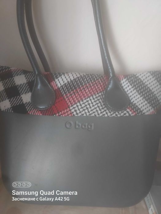 Графитено-сива чанта