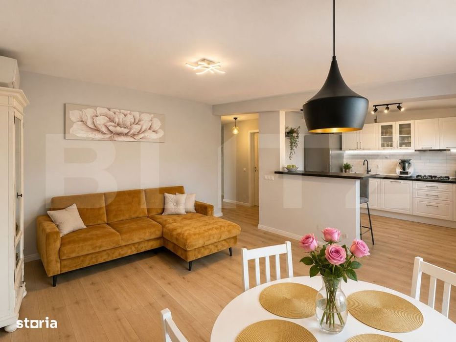 Apartament de vanzare cu 3 camere, 73 mp, parcare, 2 bai, boxa, zona S