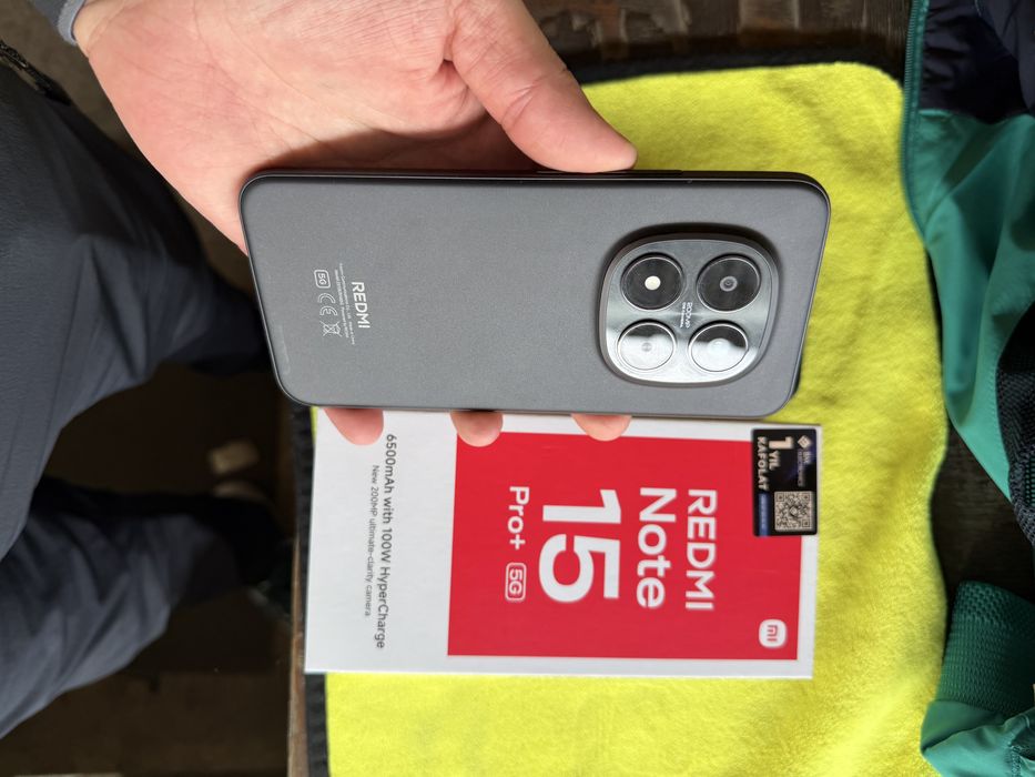 Redmi not 15 pro +5g pamit 8.256g holati ideal karopka dak bor