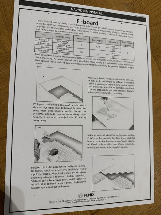 Подова изолация F - Board