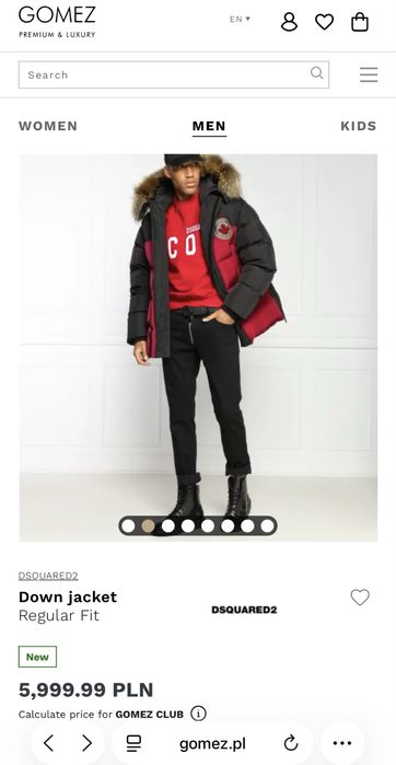 geaca puffer Dsquared2 RRP 1450€