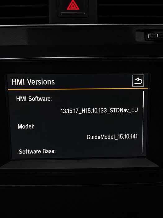 VW Golf 7 GTD / Golf 7 MIB1 Discover Media Navi 5G0 035 846 A + ramă originală